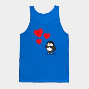 Penguin in Love 8 Tank Top